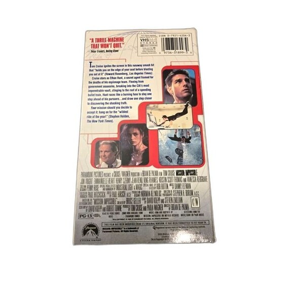 Mission: Impossible VHS (1996) – Tom Cruise - Picture 2 of 3